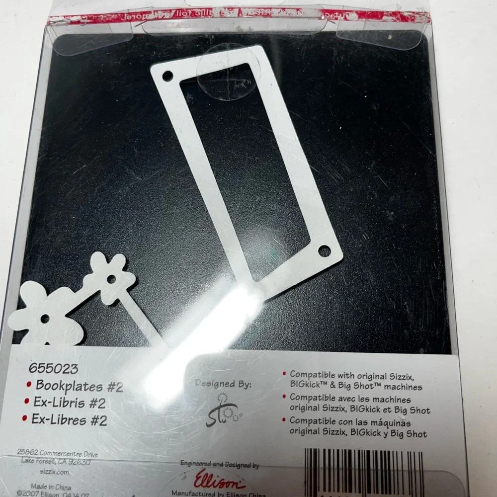 Sizzix originals - frame, flower and large flower